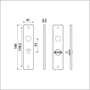 kortschild aluminium f2 ami-3 kortschild aluminium f2 ami-3