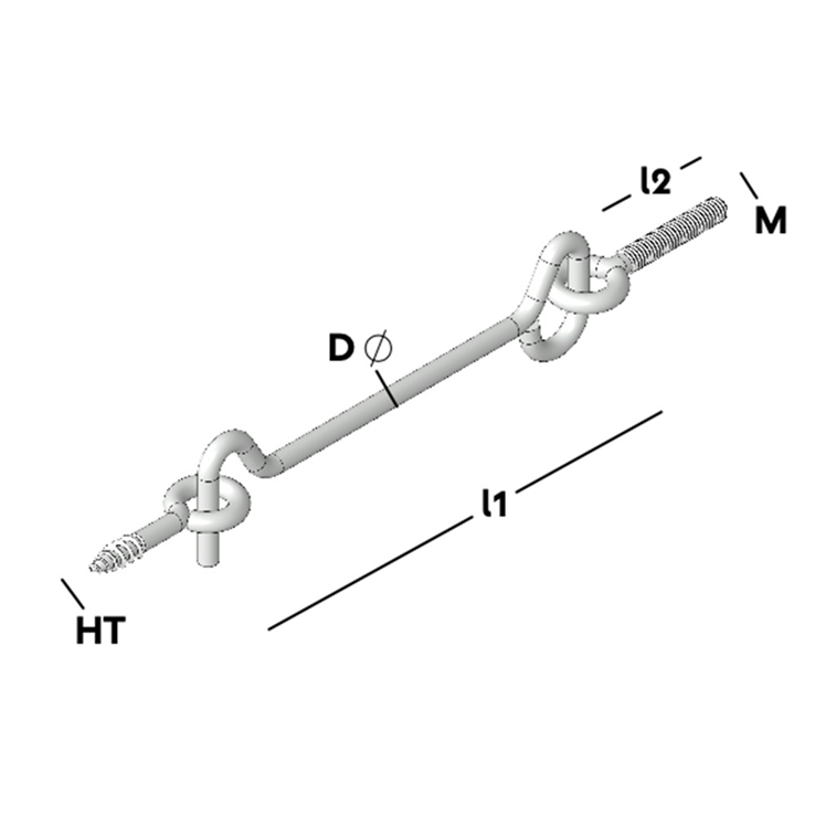 windhaak metrisch draad rvs a2 windhaak metrisch draad rvs a2
