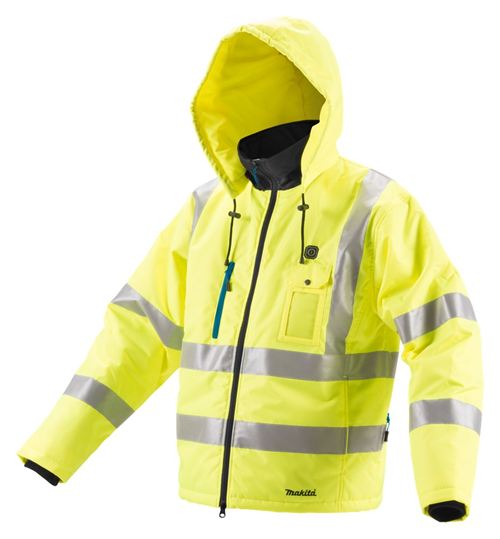 Veiligheidsjas Verwarmd Makita - DCJ206Z2XL FLUOR GEEL XXL Veiligheidsjas Verwarmd Makita - DCJ206Z2XL FLUOR GEEL XXL