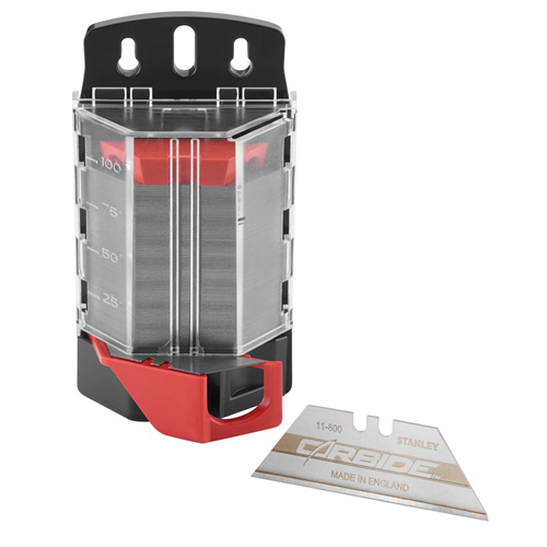 Reservemes Trapezium Lang Stanley Fatmax - CARBID 19X 62MM SET à 50 STUKS Reservemes Trapezium Lang Stanley Fatmax - CARBID 19X 62MM SET à 50 STUKS
