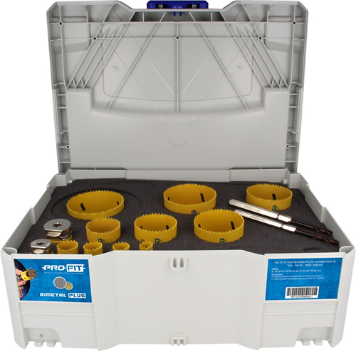 Gatzagenset Bimetal Plus Variable Profit - 14-DELIG Ø16-83MM CLICK&DRILL Gatzagenset Bimetal Plus Variable Profit - 14-DELIG Ø16-83MM CLICK&DRILL