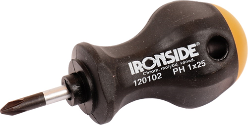 Schroevendraaier Philips Ironside - STUBBY PH1  25MM Schroevendraaier Philips Ironside - STUBBY PH1  25MM