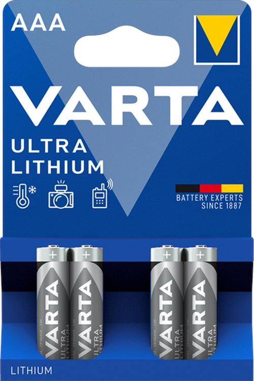 Batterijen Potlood Varta - AAA 1.5V SET à 4 STUKS Batterijen Potlood Varta - AAA 1.5V SET à 4 STUKS