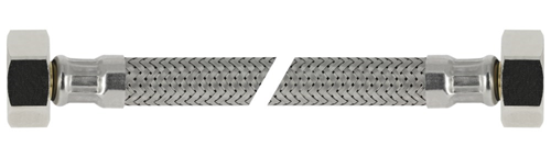 Slang Flexibel Rvs - 1/2'' BI X 1/2'' BI 350MM Slang Flexibel Rvs - 1/2'' BI X 1/2'' BI 350MM