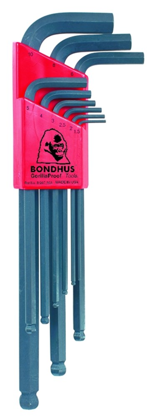 Inbussleutelset Lang Kogel Bondhus - BLX-9M 9-DELIG 1.5-10MM Inbussleutelset Lang Kogel Bondhus - BLX-9M 9-DELIG 1.5-10MM