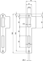 sluitplaat rvs lips-3 sluitplaat rvs lips-3