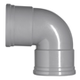 bocht pvc grijs rwa-3 bocht pvc grijs rwa-3
