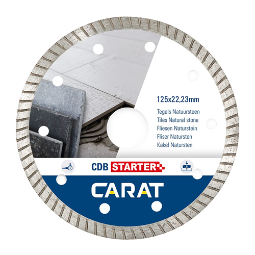 Diamantzaagblad Droog Carat Starter - CBD 125X22.23MM Diamantzaagblad Droog Carat Starter - CBD 125X22.23MM