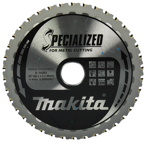 Cirkelzaagblad Hm Makita - 185X1.4X30MM 38T TCG Cirkelzaagblad Hm Makita - 185X1.4X30MM 38T TCG