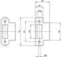 sluitplaat rvs lips-3 sluitplaat rvs lips-3