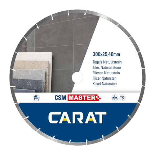 Diamantzaagblad Nat Carat Master - CSMM 350X25.40MM Diamantzaagblad Nat Carat Master - CSMM 350X25.40MM