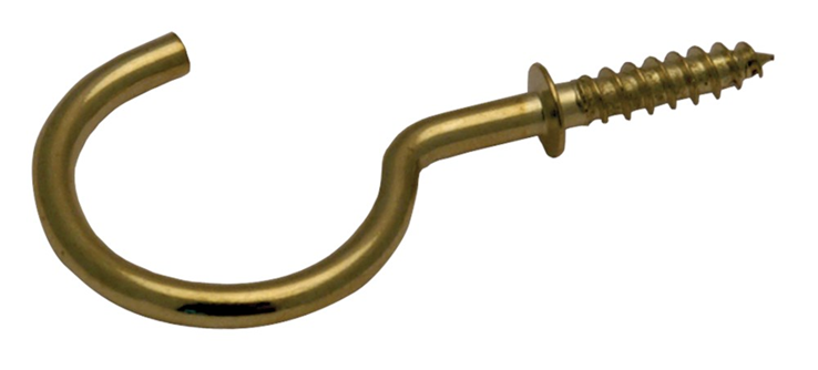 schroefhaak met borst vermessingd schroefhaak met borst vermessingd