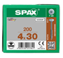 corpusschroef vernikkeld spax-7 corpusschroef vernikkeld spax-7