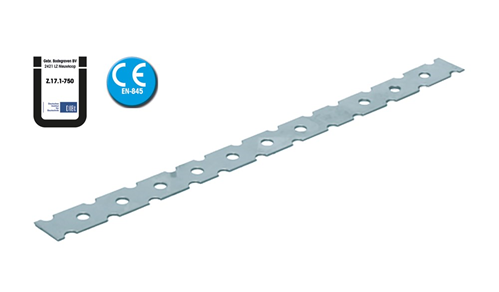 Lijmkoppelstrip Rvs A4 - 200X22X0.7MM Lijmkoppelstrip Rvs A4 - 200X22X0.7MM
