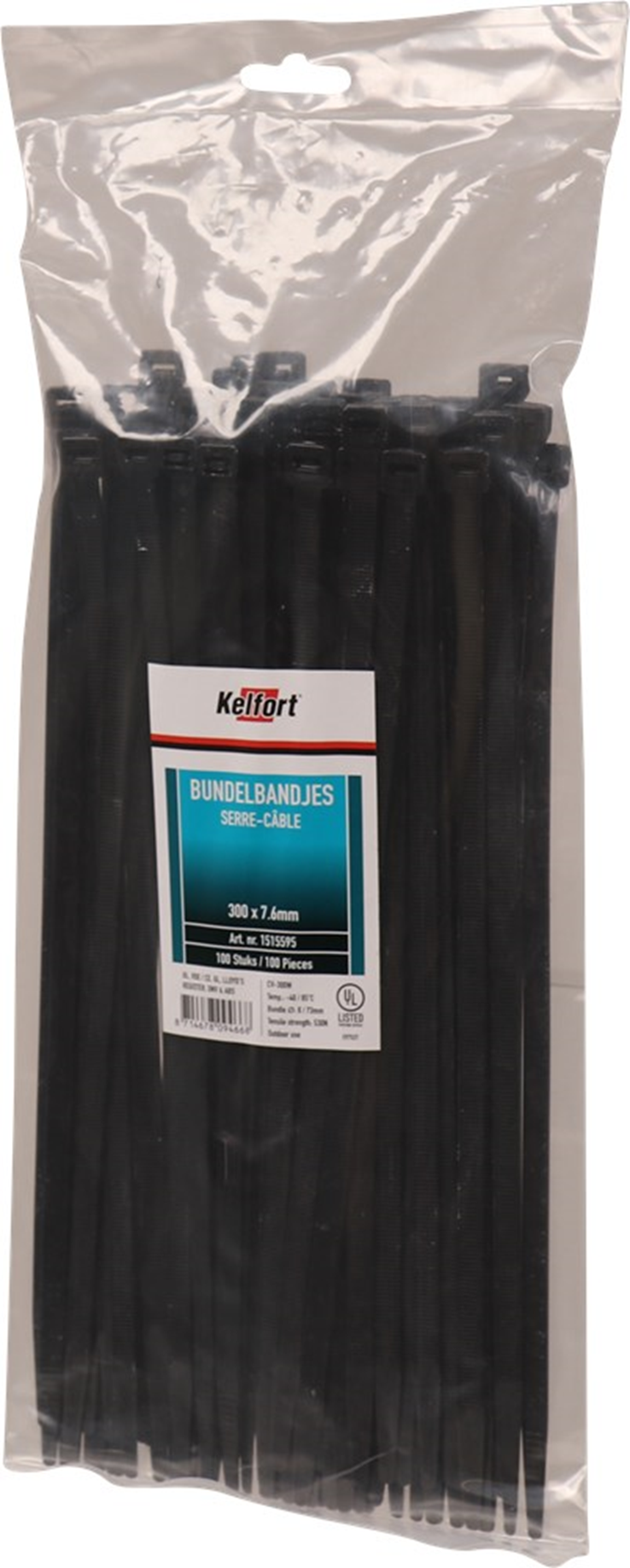 kabelbindband zwart kelfort kabelbindband zwart kelfort
