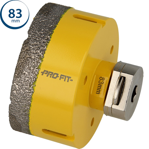 Gatzaag Diamond Dry Profit - Ø 83MM CLICK&DRILL HEX 10MM Gatzaag Diamond Dry Profit - Ø 83MM CLICK&DRILL HEX 10MM