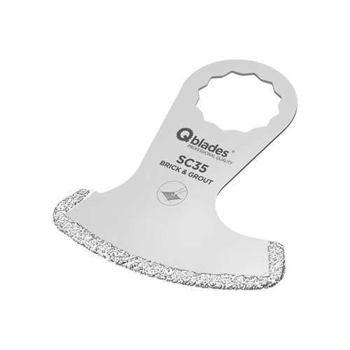 Multizaagblad Sikkel Diamant Qblades Ois - SC35 58X2MM Multizaagblad Sikkel Diamant Qblades Ois - SC35 58X2MM