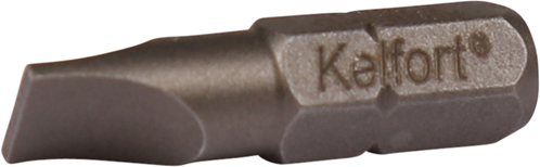 Schroefbit Gleufkop Kelfort - SL1.2X6.5MM 25MM 1/4'' Schroefbit Gleufkop Kelfort - SL1.2X6.5MM 25MM 1/4''