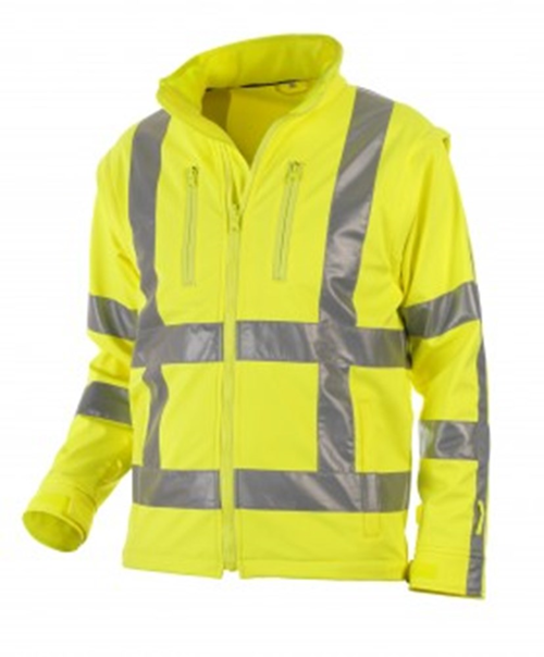 Jack Softshell Thermoline Hydrowear - TOULON GEEL FLUOR 4XL Jack Softshell Thermoline Hydrowear - TOULON GEEL FLUOR 4XL