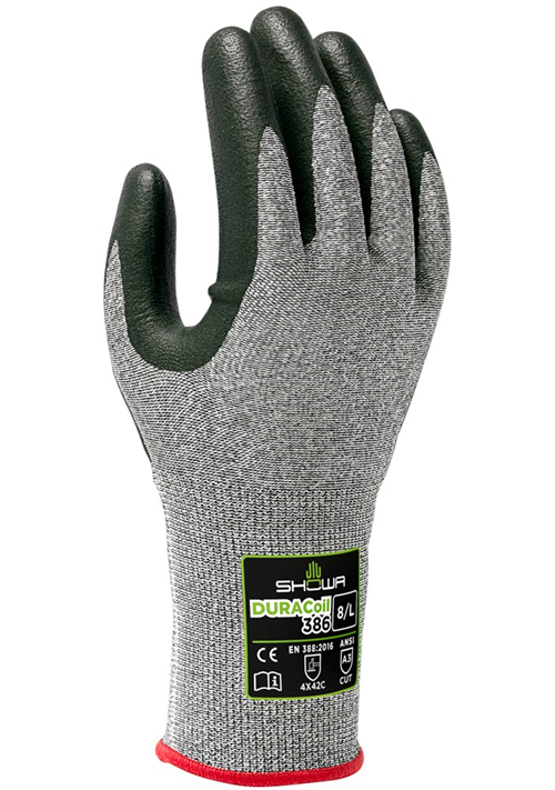 Werkhandschoenen Polyester Showa - 386 DURACOIL S Werkhandschoenen Polyester Showa - 386 DURACOIL S