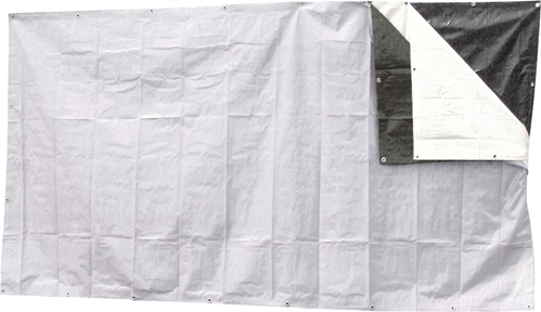 Bouwhekzeil Kelfort - 1760X3410MM ZWART Bouwhekzeil Kelfort - 1760X3410MM ZWART