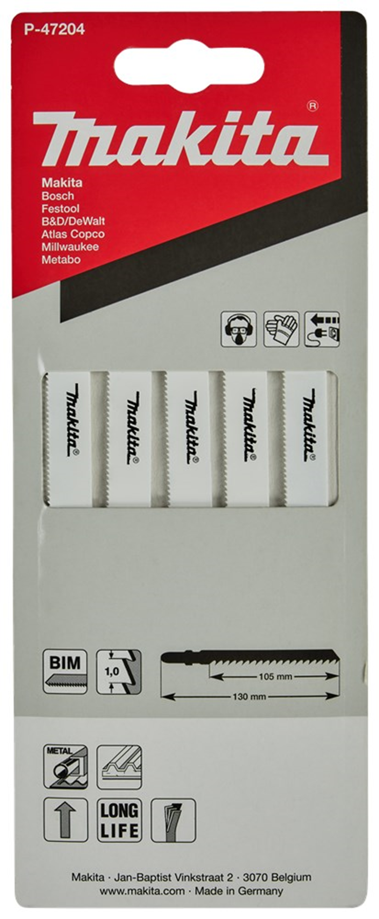 decoupeerzaagblad makita for bi-metal decoupeerzaagblad makita for bi-metal
