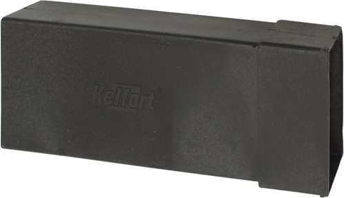 Verlengstuk Kunststof Kelfort - KEL-VENT 200MM ZWART Verlengstuk Kunststof Kelfort - KEL-VENT 200MM ZWART