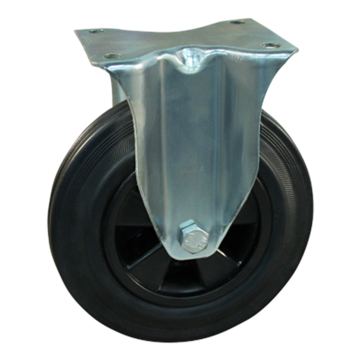 bokwiel zwart volrubber bokwiel zwart volrubber