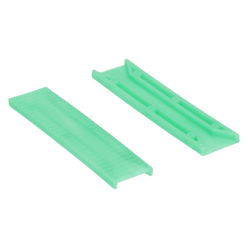 Beglazingsblokjes Tunnel Kunststof - 24X5X100MM GROEN Beglazingsblokjes Tunnel Kunststof - 24X5X100MM GROEN