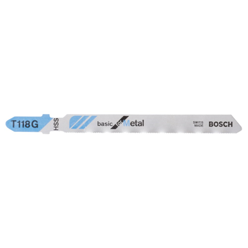 Decoupeerzaagblad Bosch Basic For Metal - T118G 67MM SET à 5 ST Decoupeerzaagblad Bosch Basic For Metal - T118G 67MM SET à 5 ST