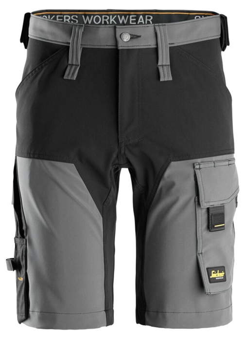 Short Allroundwork Stretch Snickers - 6173 STAALGRIJS/ZWART 052 Short Allroundwork Stretch Snickers - 6173 STAALGRIJS/ZWART 052