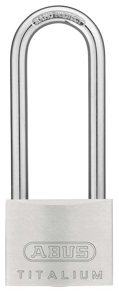 Hangslot Titalium Abus - 64TI/50 HOGE BEUGEL HB80 Hangslot Titalium Abus - 64TI/50 HOGE BEUGEL HB80