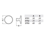 meubelknop aluminium f1 hermeta-4 meubelknop aluminium f1 hermeta-4