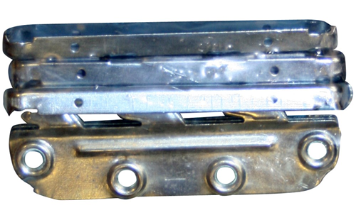 Ledikanthaakset Verzinkt - 130X30X1MM Ledikanthaakset Verzinkt - 130X30X1MM