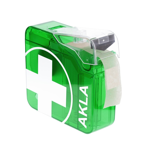 Pleisterdispenser Akla - 150X170X40MM GROEN TRANSPARANT Pleisterdispenser Akla - 150X170X40MM GROEN TRANSPARANT