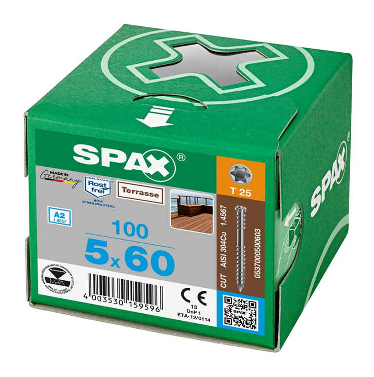 vlonderschroef rvs a2 spax vlonderschroef rvs a2 spax
