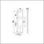 kortschild aluminium f2 ami-3 kortschild aluminium f2 ami-3