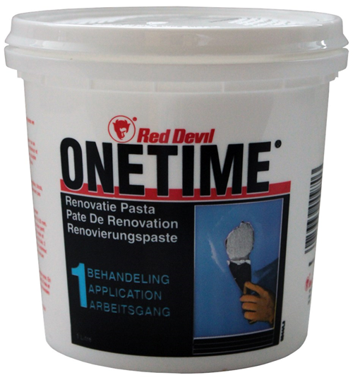 Renovatiepasta One Time Red Devil - 1 LITER WIT Renovatiepasta One Time Red Devil - 1 LITER WIT