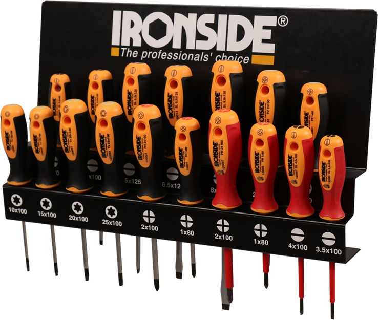 schroevendraaierset met rek ironside schroevendraaierset met rek ironside