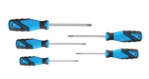 Schroevendraaierset Tx Gedore - 5-DELIG TX T10-T30 Schroevendraaierset Tx Gedore - 5-DELIG TX T10-T30