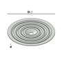 isolatieschotel / dakplaatje sv-6 isolatieschotel / dakplaatje sv-6