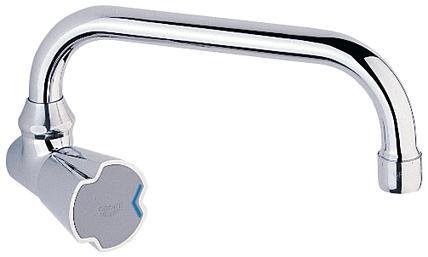 Onderuitloop Draaibaar Chroom Grohe - 200MM 3/4''