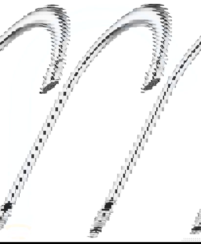 bovenuitloop draaibaar chroom grohe