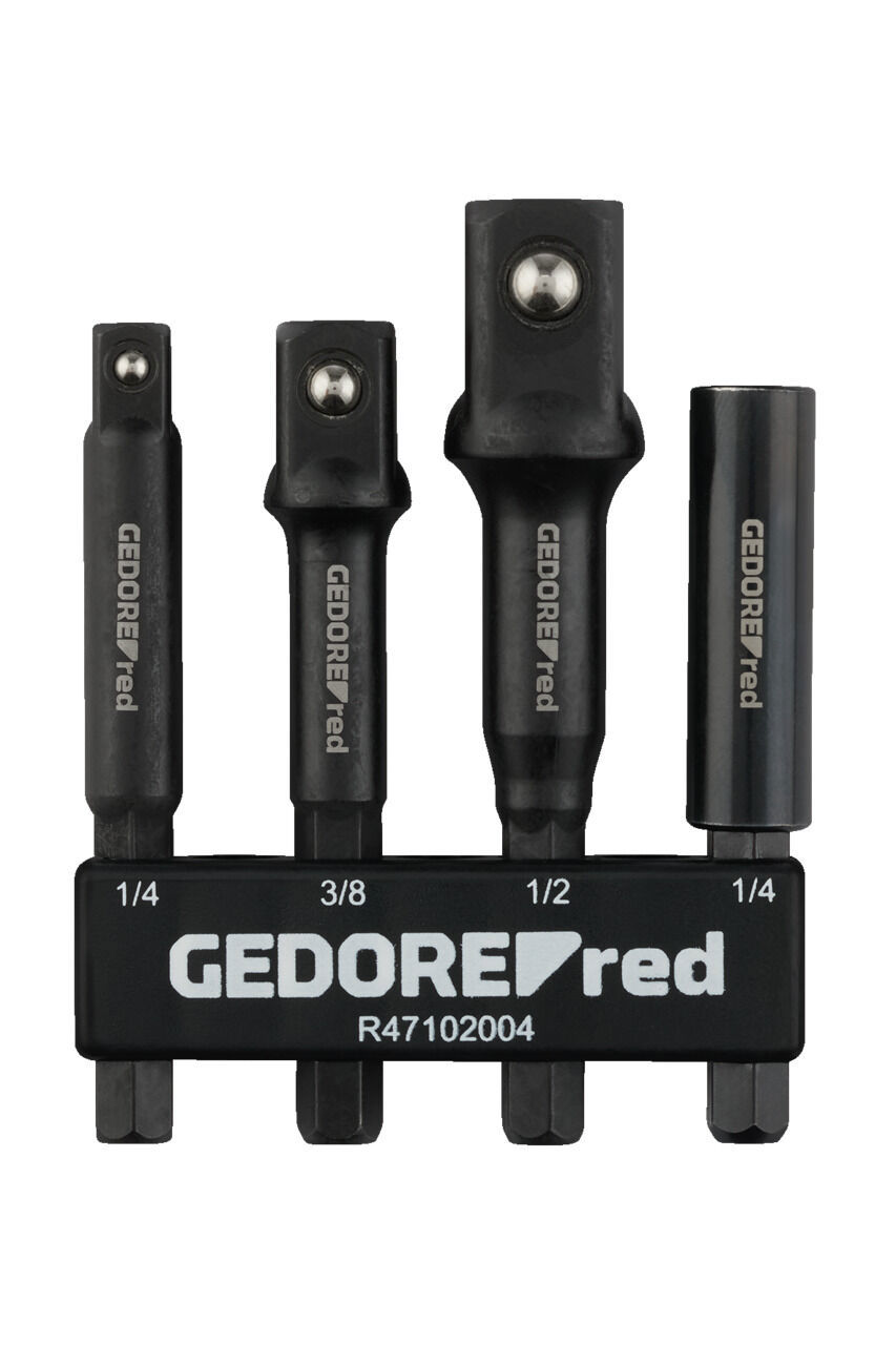 verloopstukkenset gedore red