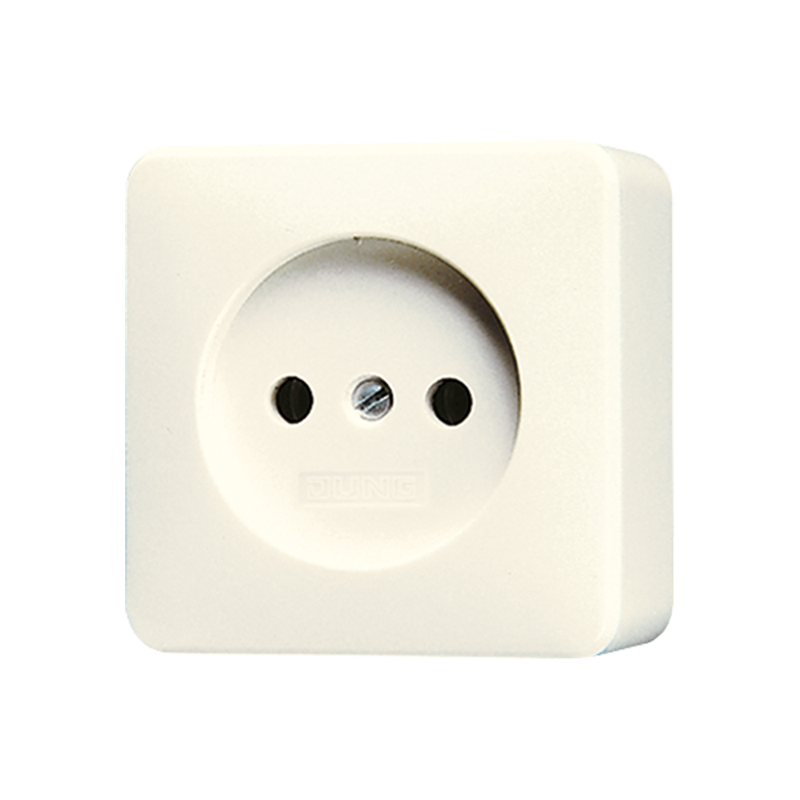 Wandcontactdoos Opbouw Enkel Jung - AP600 611A CRÈME
