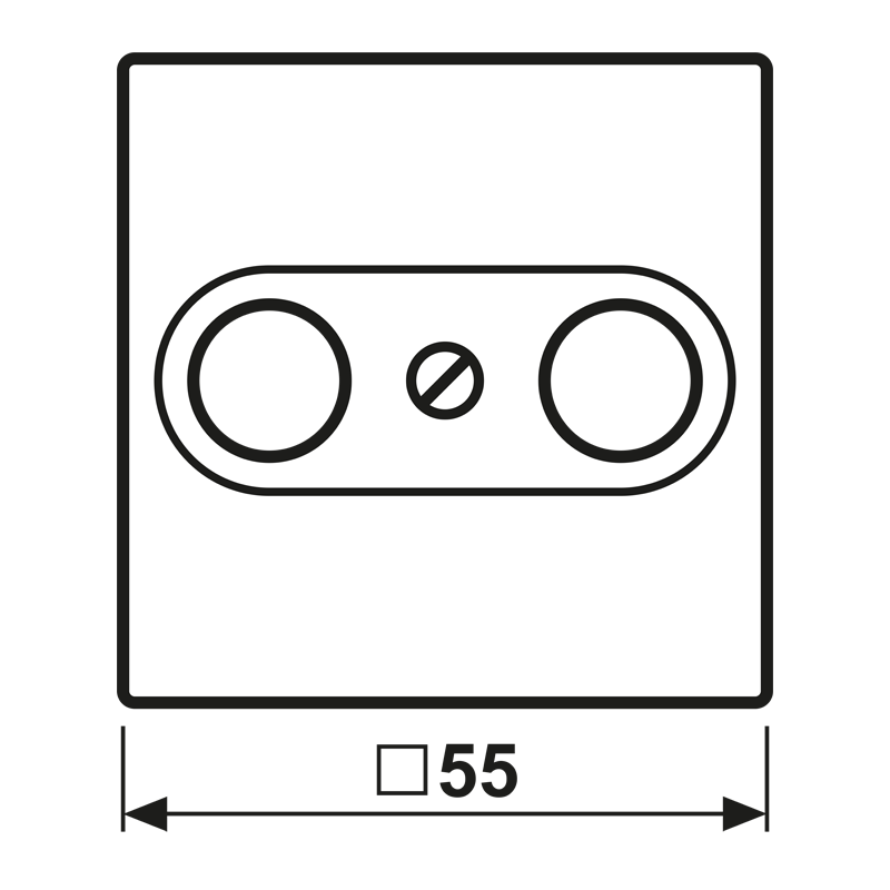 afdekplaat contactdoos jung-3