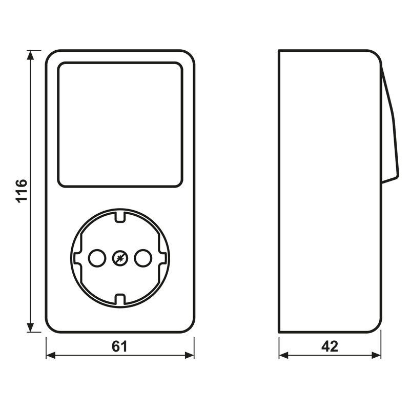 contactdoos+schakel wissel opbouw jung-3