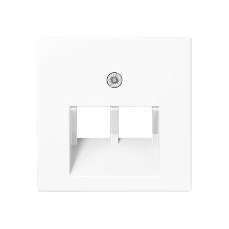 Afdekplaat Contactdoos Jung - AS500 A569-2BFPLUAW ALPINE WIT