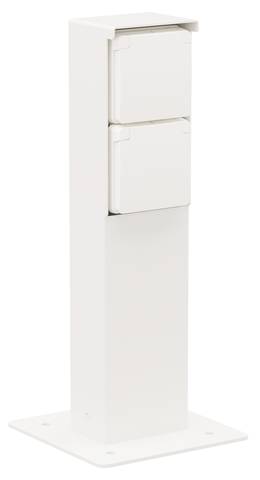 Tuinpaal Tweevoudig Niko Hydro - 701-36925 HYDRO WIT IP55