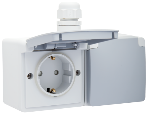 wandcontactdoos opbouw dubbel niko hydro